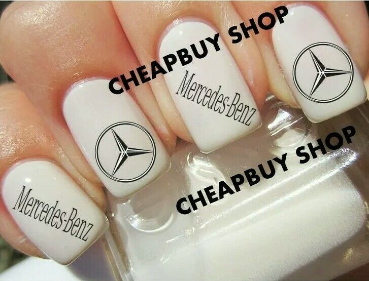 Mercedes Benz Auto Model Car Show》Nail Art Decals