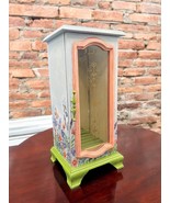 Vintage Repurpose Wooden Jewelry Case / Box Cabinet OOAK - $74.25