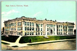 Alto Scuola Costruzione Everett Washington Wa 1910 DB Cartolina Sprouse ... - £4.01 GBP