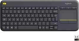 Logitech - Keyboard with Touchpad Logitech K400 Plus Black - £22.57 GBP