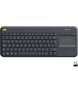 Logitech - Keyboard with Touchpad Logitech K400 Plus Black - £22.56 GBP