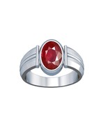 Natural Certified Ruby Gemstone Ring/925 Sterling Silver Handmade Ring/V... - £34.69 GBP