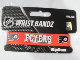 NHL Philadelphia Flyers Wrist Band Bandz Officially Licensed Size Medium... - $16.99