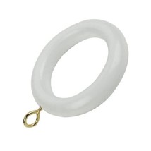 Bulk Hardware BH05957 Wooden Curtain Drapery Pole Rod Rings with Screw Eye, Inne - $16.00