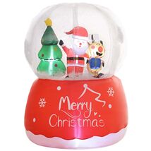 Outsunny 5.5FT Christmas Inflatable Crystal Ball Santa Reindeer LED - $102.99