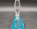 Je t&#39;aime Blue Glass Crystal Collection Perfume Bottle Germany Glaswerk ... - $34.64