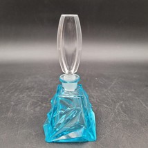 Je t&#39;aime Blue Glass Crystal Collection Perfume Bottle Germany Glaswerk ... - £27.62 GBP