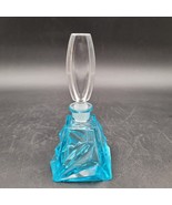 Je t&#39;aime Blue Glass Crystal Collection Perfume Bottle Germany Glaswerk ... - £27.24 GBP