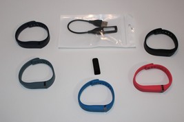 Fitbit Flex Tracker Activity Small Sleep Gym Fitness Wristband Black Blue Grey  - £798.55 GBP