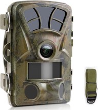 Trail Camera, 21MP 1080P Hunting Game Cameras with 120°Wide-Angle 0.2s T... - £28.16 GBP