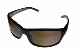 Perry Ellis Mens Sunglass Brown Plastic Rectangle Wrap, Solid Brown Lens PE13 1 - $22.49