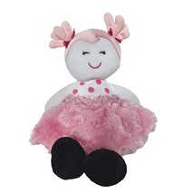 Baby Starters Pink White Ballerina Girl Lovey Plush Stuffed Animal 12.5&quot; - £17.95 GBP