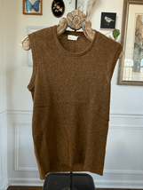 Vintage 60s 70s Hudson’s Men’s Shop Wool Blend U-Neck Sweater Vest S M - $40.50