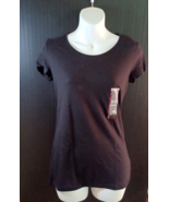 NOBO NO BOUNDARIES Black Short Sleeve Scoop Neck Tee Shirt Sz. Jr. Small... - $5.94