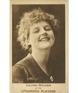 *LILLIAN WALKER OF THE VITAGRAPH PLAYERS Silent Film Postcard c.1915 - £11.74 GBP