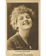 *LILLIAN WALKER OF THE VITAGRAPH PLAYERS Silent Film Postcard c.1915 - $20.44 CAD