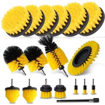 18 Pcs Drill Brush Attachments Set,Power Cleaning Scrub Brushes With Extend Long - £27.94 GBP