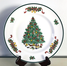 Victorian Christmas Dinner Plate Johnson Brothers Holiday Dinnerware 10-1/4&quot; - £19.26 GBP