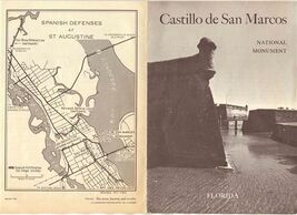 Castillo de San Marcos National Monument Florida Brochure 1963 - $11.88