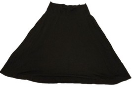 Lands&#39; End Gray Skirt - Size L with Elastic Waistband - £14.94 GBP