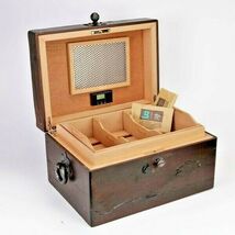 Brizard and Co "Hacienda " Humidor 150 count 16" L x 12" W x 9" H Made in USA image 2