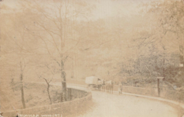 Grimescar Grimscar Wood Yorkshire England~Covered WAGON~1903 Real Photo Postcard - £12.14 GBP