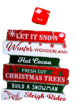 Christmas House Hanging Decor- NEW-SHIP24HRS. 12x8in - £14.74 GBP