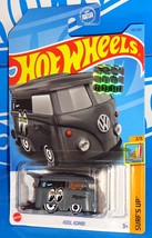 Hot Wheels 2023 Factory Set Surf&#39;s Up #49 Kool Kombi Gray w/ AEROs MoonEyes - £6.42 GBP