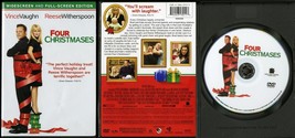 FOUR CHRISTMASES FS &amp; WS DVD REESE WITHERSPOON SISSY SPACEK NEW LINE VIDEO  - $6.95