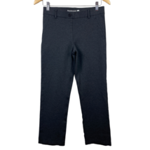 Betabrand Pants Small Petite Charcoal Gray Pull On Straight Workwear Str... - £23.61 GBP