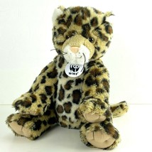 Build A Bear WWF Leopard Cheetah Plush Stuffed Animal 2012 World Wildlife 12&quot; - £9.50 GBP