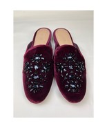 Michael Kors Women&#39;s Wine Velvet/Rhinestone Shoes/Slip on SIze 6.5M SKU ... - £25.63 GBP