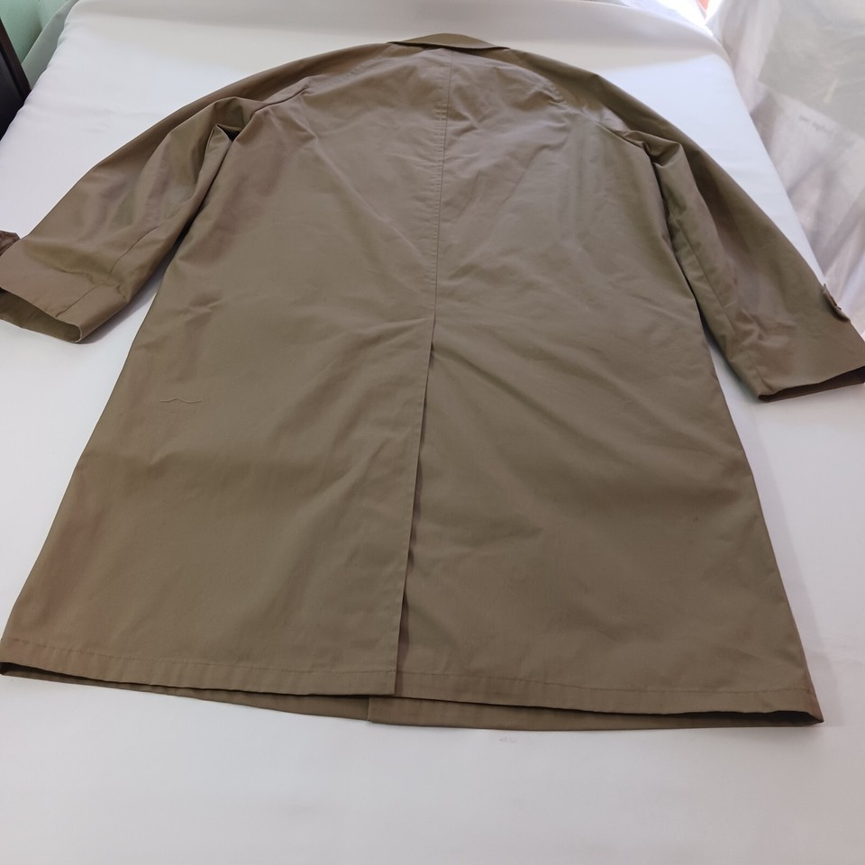 Botany 500 Men's Tan/Khaki Removable Liner Coat Size 40 Reg Made In USA Item image 2