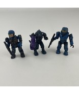 Mega Bloks Construx Halo UNSC Blue Spartan V Marine Elite Mini Figure We... - $478.00 MXN