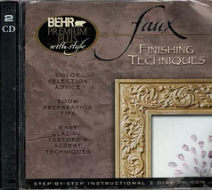 Faux Finishing Techniques ~ Home Depot ~ Non-Music ~ 2 CDs ~ New - $14.01