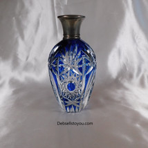 Blue Cut to Clear Decanter # 22478 - $98.99