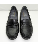 SAS Tripad Comfort Black Leather Loafers Moc Toe Wedge - Women&#39;s Size 8 ... - $28.45