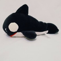 Orca Killer Whale Plush Stuffed Animal 7&quot;  Black White Toy Ocean Life  - £15.64 GBP