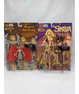 Lot Of (2) Skybolt Toyz Hobby Deluxe Sinthia Platinum Letha Action Figures - $22.45