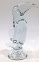 Toucan Bird Glass Figurine Stunning 6lb. Large Bird - $98.99
