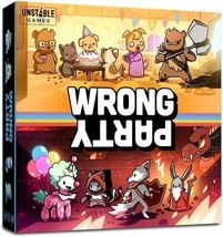 LOT of 6 - WRONG PARTY Board Game By Unstable Games Ages 12+ NEW &amp; SEALE... - $39.90