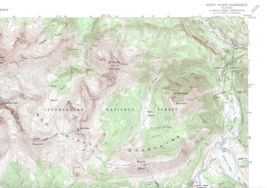 Mount Wilson, Colorado 1953 Vintage USGS Topo Map 7.5 Quadrangle Topographic - £18.86 GBP
