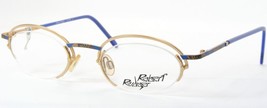 Robert Rodger 1720 112-C1 Gold /Blue Unique RARE EYEGLASSES 48-23-140mm Austria - $45.96