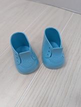 Cabbage Patch Kids CPK Blue Shoes Missing Laces Doll Shoes Sneakers Vintage - $9.89