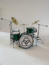 Green Sparkle Ludwig Mini Drum Kit Axe Heaven John Bonham Zep Tribute Mo... - £48.74 GBP