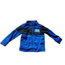 Puma Toddler Baby Zip Up 2T Blue Logo Kids Track Jacket - $8.00