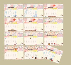 Calendar 2024. Printable children&#39;s calendar. Calendar with notes. Calen... - £1.59 GBP