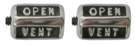 1968 Late Corvette Knob Vent Non Air Conditioning USA Pair - $57.42