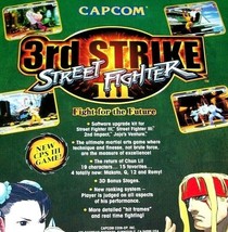 Street Fighter III 3rd Strike Arcade FLYER Original NOS Video Game Art - $30.02