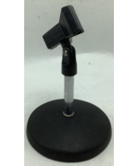 Vintage small  mic stand cast-iron base Spring loaded Ham Amateur Radio - £11.76 GBP
